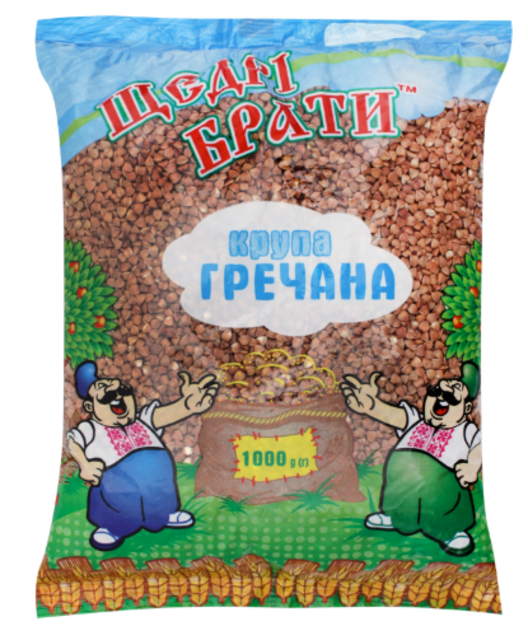 Крупа гречана ядриця Щедрі брати 1кг